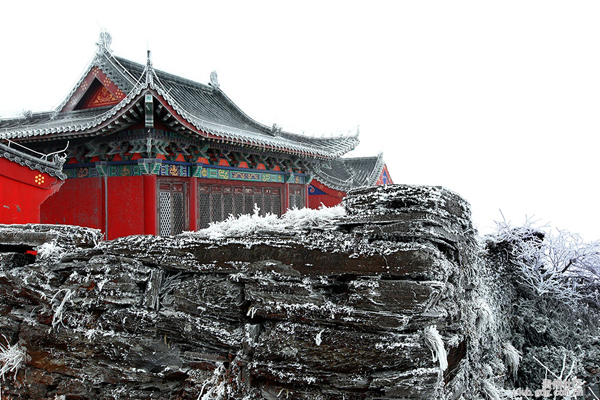 魅力梵凈山雪景